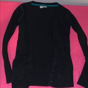 Black Button Up Cardigan